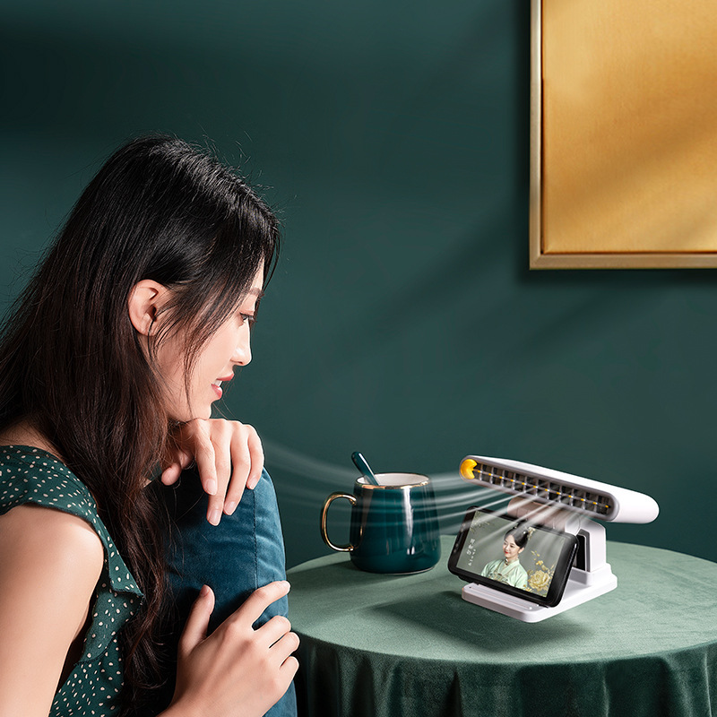 SY14 Office Desktop Stand USB Handheld Computer Clip Screen Fan