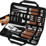 POLIGO 29Pcs BBQ Grill Accessories Set – Stainless Steel Grilling Tools with Storage Bag | Perfect Gift for Dad, Men & Women | Free & Fast Shipping USA (3–7 Days)