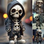 Halloween Skeleton Figurine – Cool Resin Skeleton Doll Ornament for Home Décor | Free & Fast Shipping USA (5–10 Days)