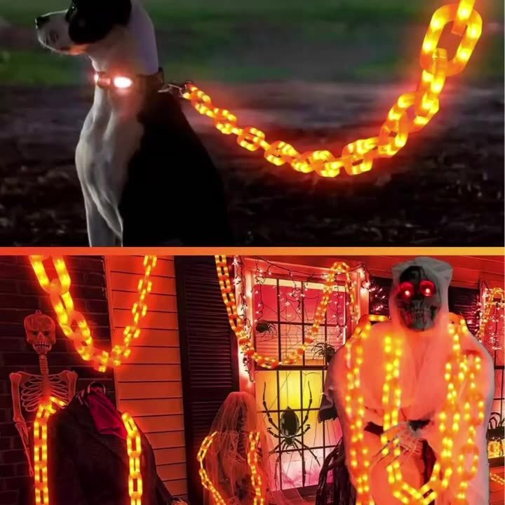 LED Waterproof Halloween Atmosphere Light Chain – Battery Powered Decorative String Lights | Free & Fast Shipping USA (5–10 Days)